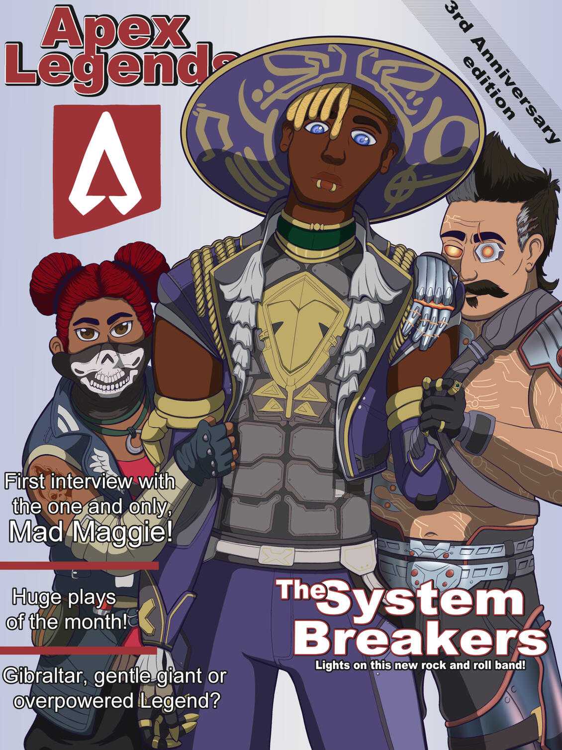 Fake magazine cover