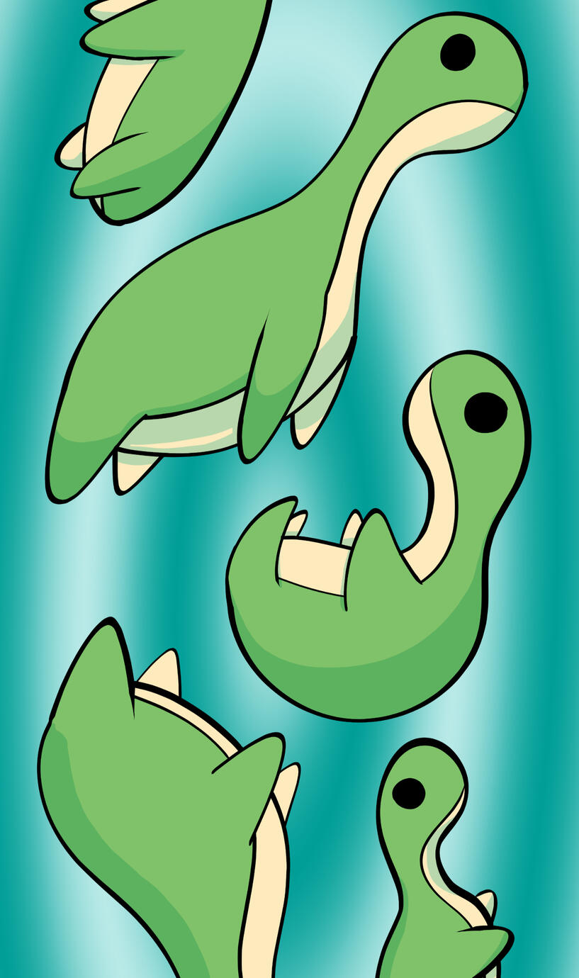 Nessie skateboard design